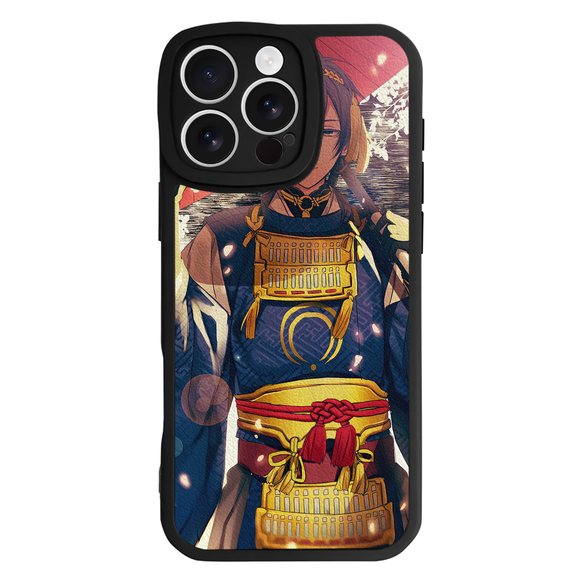 （画像用） 刀剣乱舞 Touken Ranbu 【iPhone 16シリーズ対応】シリコンスマホケース（レザー調） 材質：シリコン